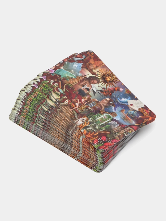 Oracle Gilded Reverie Lenormand, 55 ta karta, mashhur, ta'lim, folbinlik, klassik kartalari