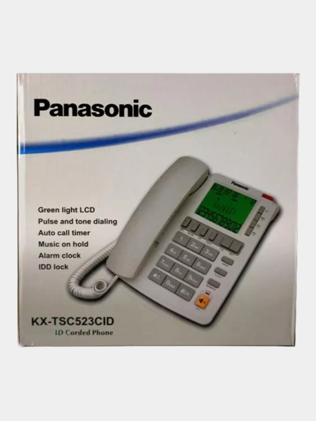 Стационарный телефон для дома и офиса Panasonic KX-TSC523CID купить по  низким ценам в интернет-магазине Uzum (979307)