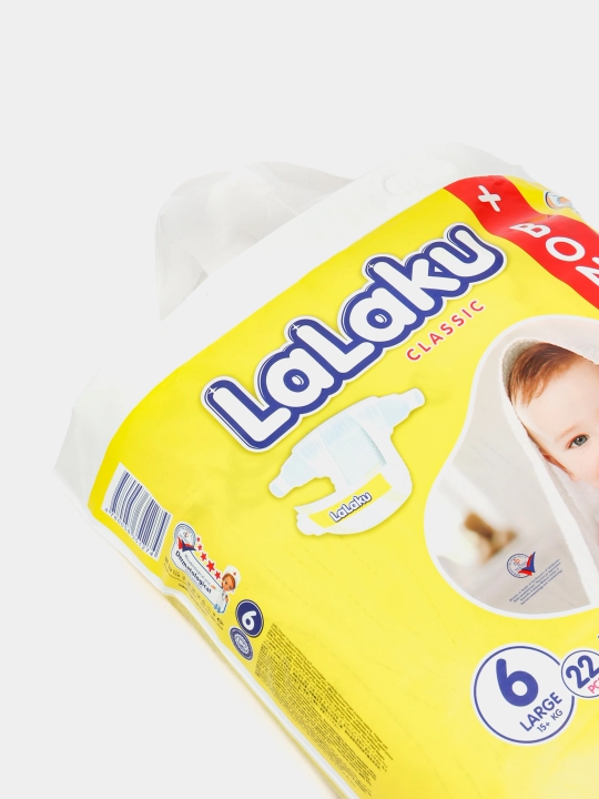 Подгузники LALAKU GIGA мини 6, 15 кг+, 25