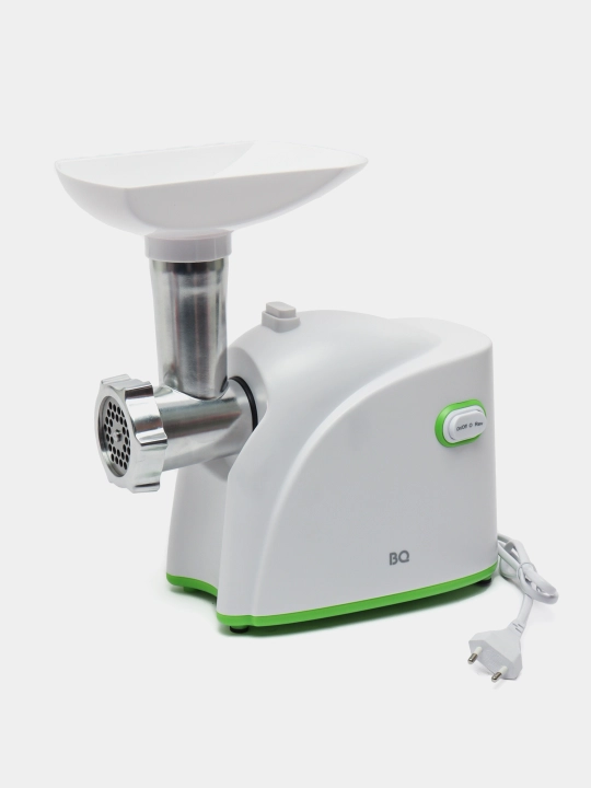 Go'sht maydalagich BQ MG1002 revers funksiyasi, 1.6 kg/min, quvvat 1400 Vt, 7 nasadkalar