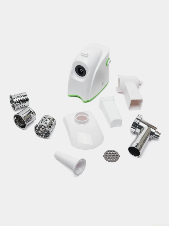 Go'sht maydalagich BQ MG1002 revers funksiyasi, 1.6 kg/min, quvvat 1400 Vt, 7 nasadkalar
