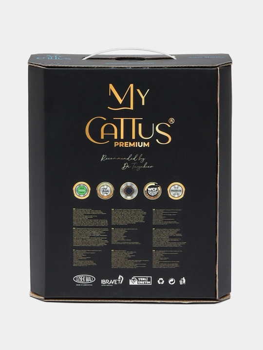 Впитывающий наполнитель для кошачьего туалета My Cattus Premium AQUA MARINE, 4.530 кг/10LB 
