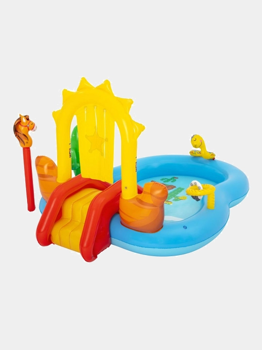 Надувной игровой центр "Дикий Запад" 264*188*140 см, 2+, Bestway 53118