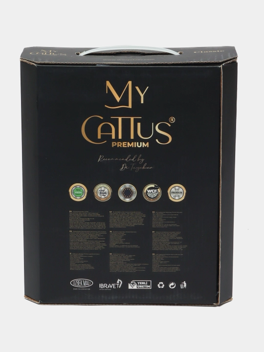 Впитывающий наполнитель для кошачьего туалета My Cattus Premium Classic, 4.530кг/10LB