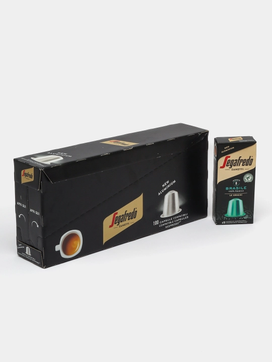 Кофе в капсулах Segafredo Zanetti, 100 капсул, совместимые с кофемашинами Nespresso