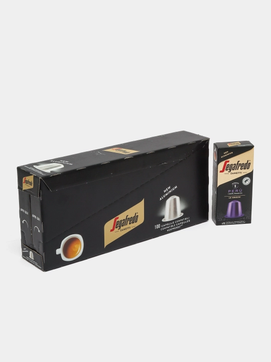 Кофе в капсулах Segafredo Zanetti, 100 капсул, совместимые с кофемашинами Nespresso