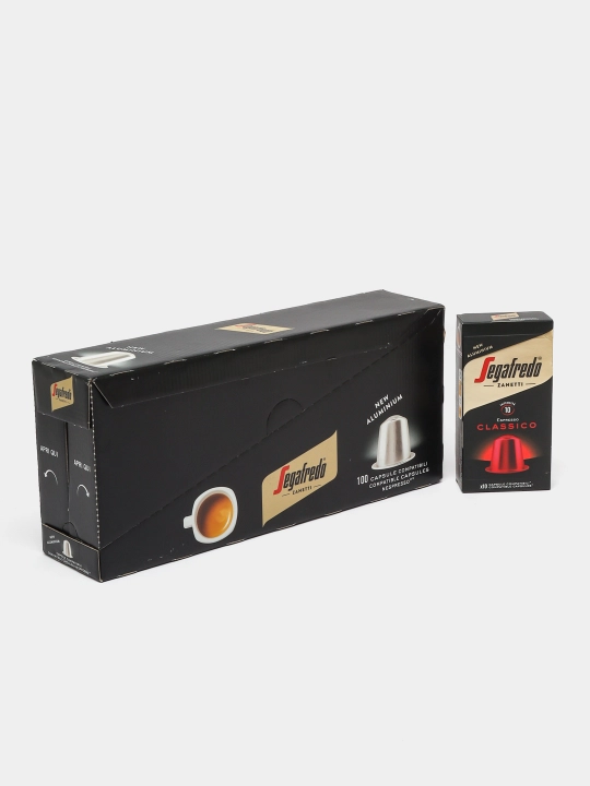 Кофе в капсулах Segafredo Zanetti, 100 капсул, совместимые с кофемашинами Nespresso