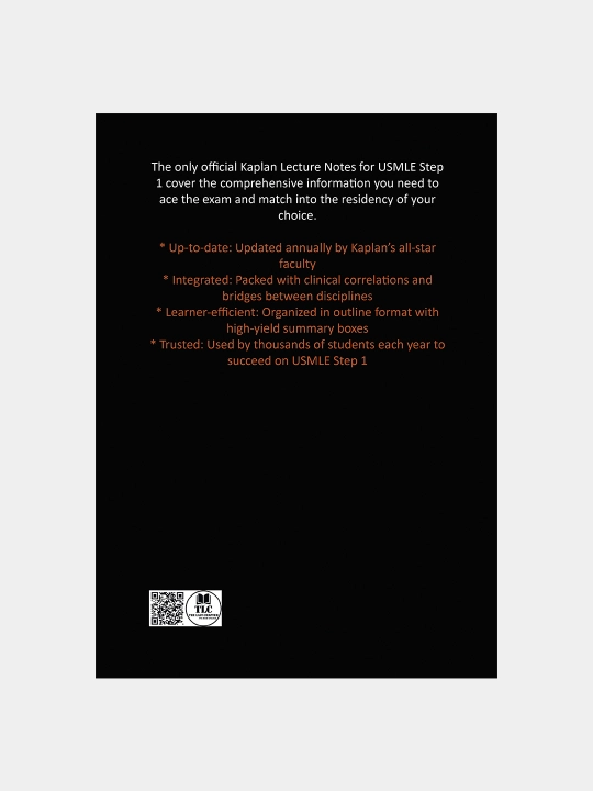 USMLE Step 1 Lecture Notes Biochemistry and Medical Genetics 2020. Kaplan Medical