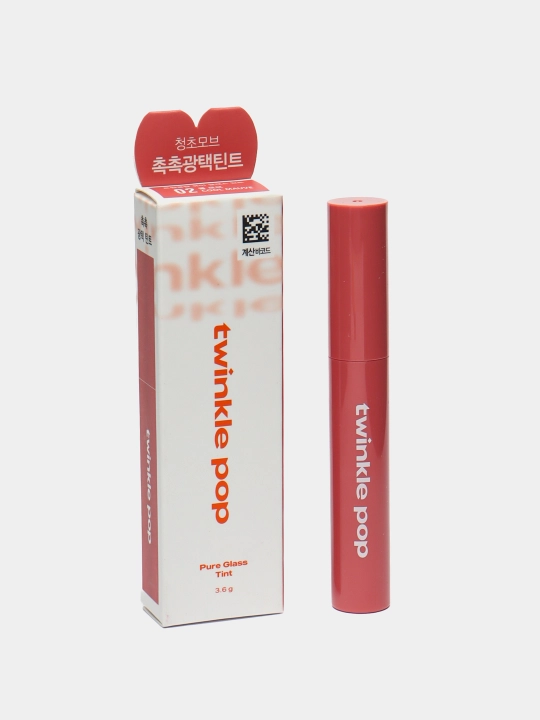 Жидкий тинт для губ Twinkle Pop Pure Glass Tint 02 Cool Mauve