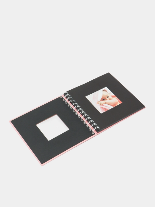 Bolalar, oila, to'y uchun fotoalbom, rasmlar uchun albom, sketchbuk, qora varaqlar bilan