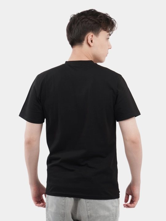 Erkaklar va ayollar uchun futbolka, oversiz, print bilan, unisex, paxta
