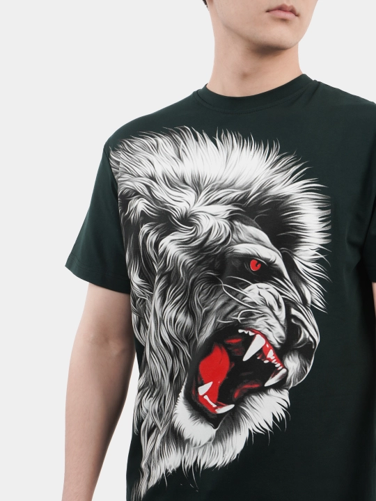 Erkaklar va ayollar uchun futbolka, oversiz, print bilan, unisex, paxta