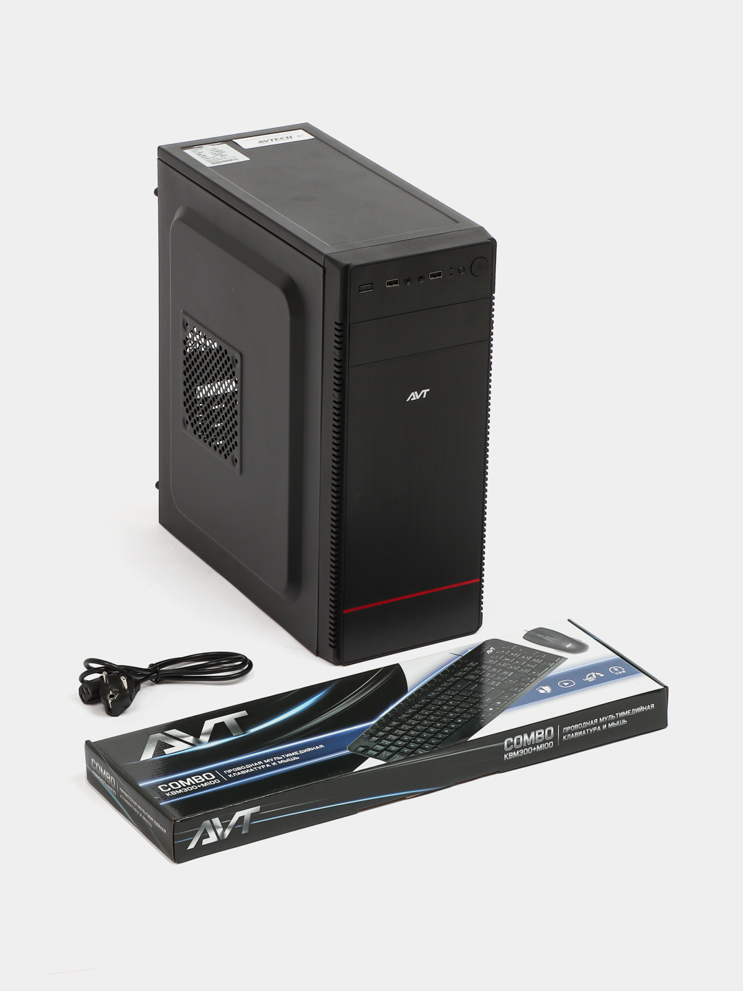 Компьютер AVTECH, Intel Core i3-12100, 8/256 ГБ, блок AVT 450 Вт ...