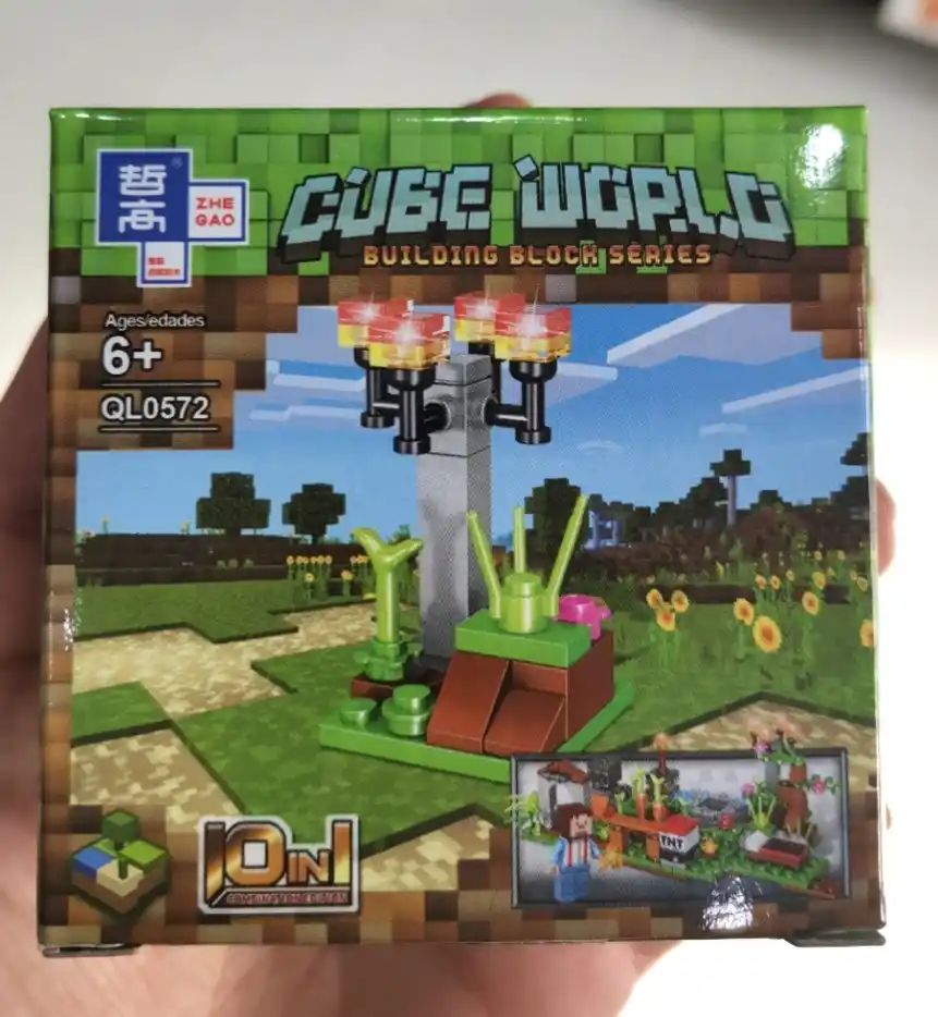 Lego My World konstruktori Lego Minecraft, Cube world bilan mos keladi