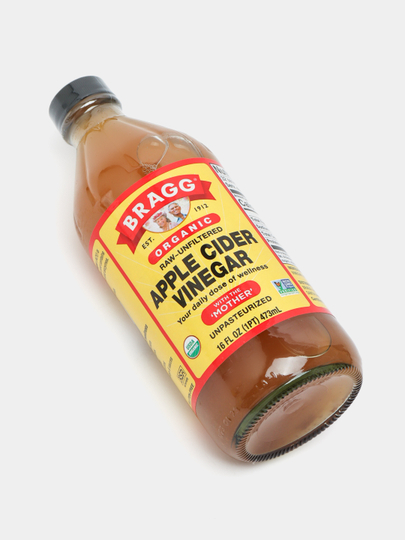 Bragg, organik olma sirkasi, filterlanmagan, Organic Apple Cider Vinegar, 473 ml