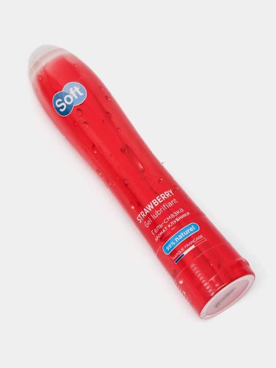 Лубрикант гель для интимной гигиены Soft Strawberry, аромат клубники, 80 мл