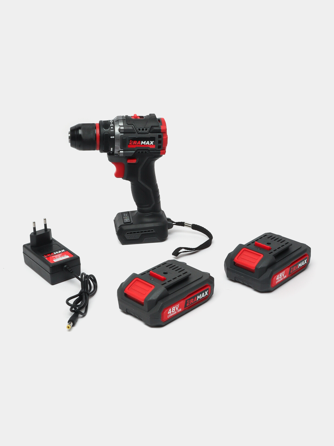 Шуруповерт бесщёточный мотор, 10 мм ERAMAX ER 48V шуруповерт дрель ...