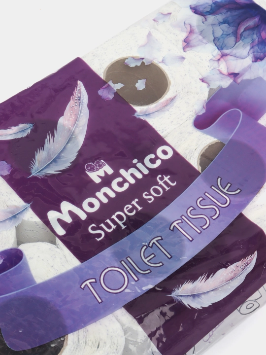 Monchico Super soft hojatxona qog'ozi, 8 dona