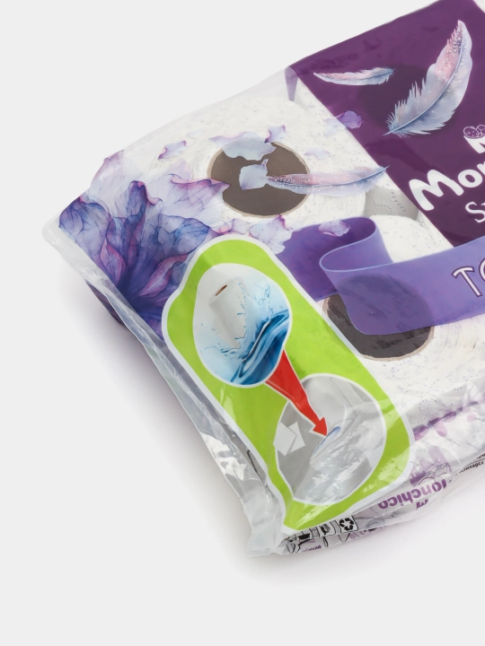 Monchico Super soft hojatxona qog'ozi, 8 dona