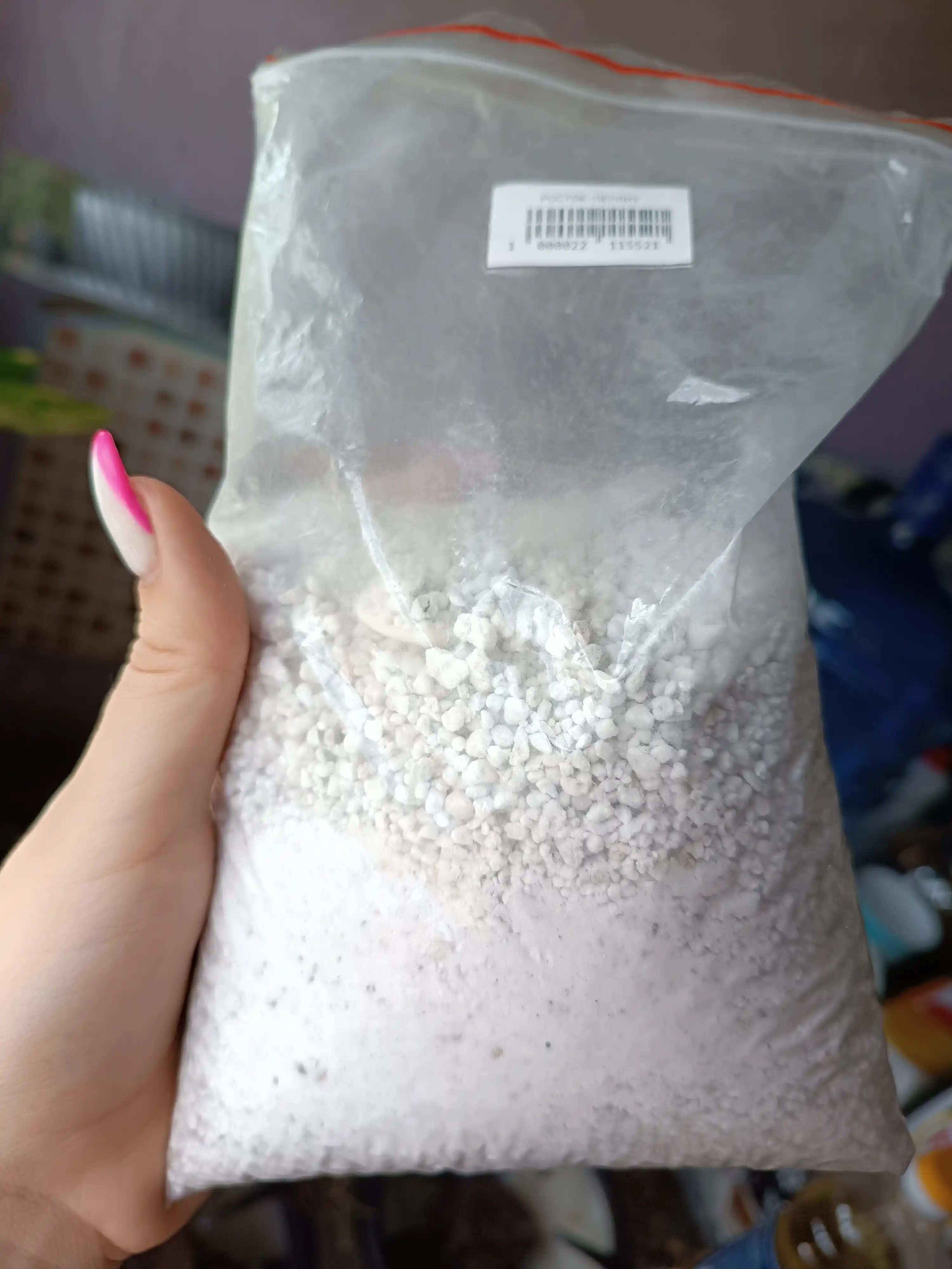 Perlit, o'simlik o'sishi va rivojlanishi uchun, 200 g, gul otroskalarni ildizlatish, 1 litr