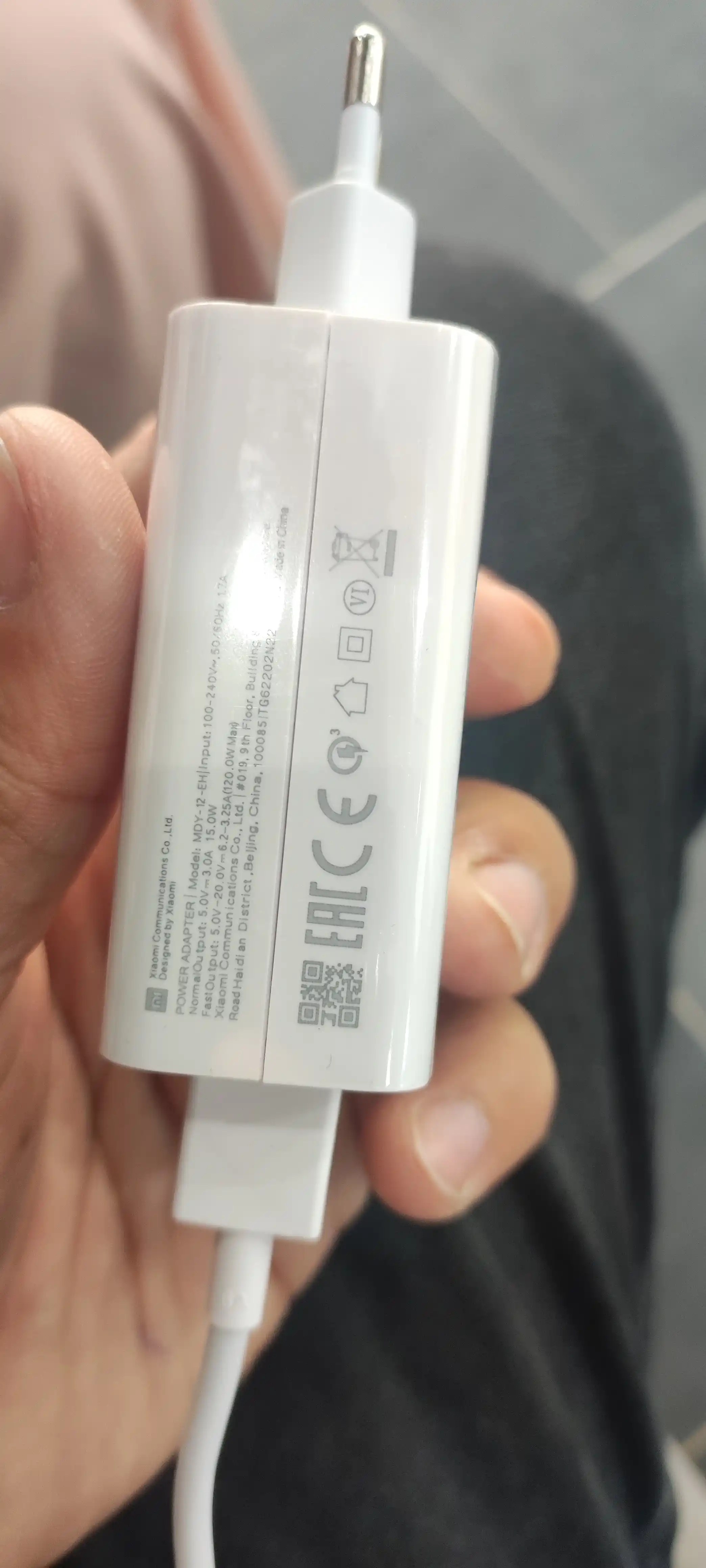 Быстрая зарядка Кабель зарядное устройство USB-C для телефонов Android TUPE-c , 120 Вт