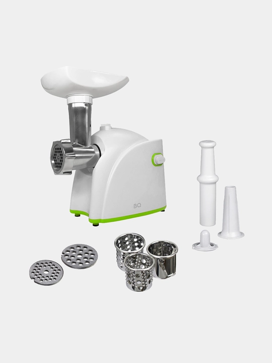 Go'sht maydalagich BQ MG1002 revers funksiyasi, 1.6 kg/min, quvvat 1400 Vt, 7 nasadkalar