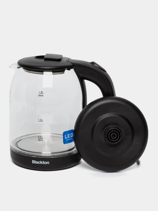 Чайник Blackton Bt KT1822G, мощность 1500 Вт, объем 1.8 л, жаропрочное стекло