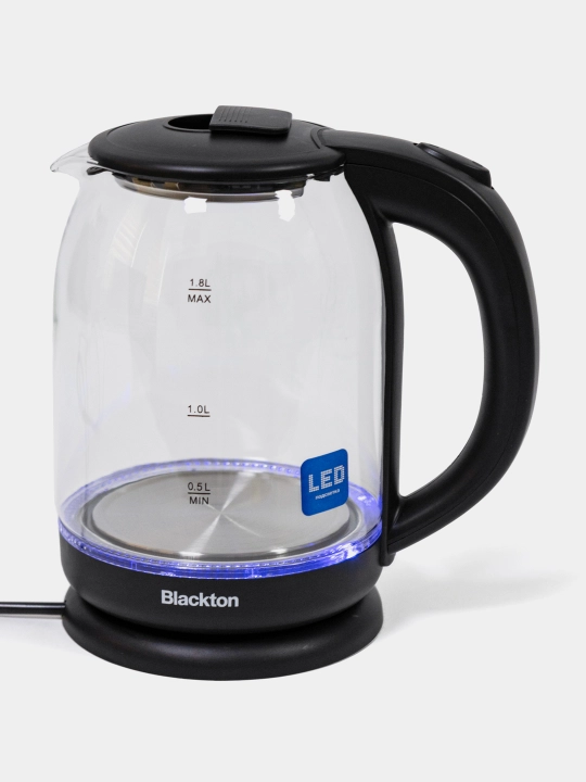 Чайник Blackton Bt KT1822G, мощность 1500 Вт, объем 1.8 л, жаропрочное стекло