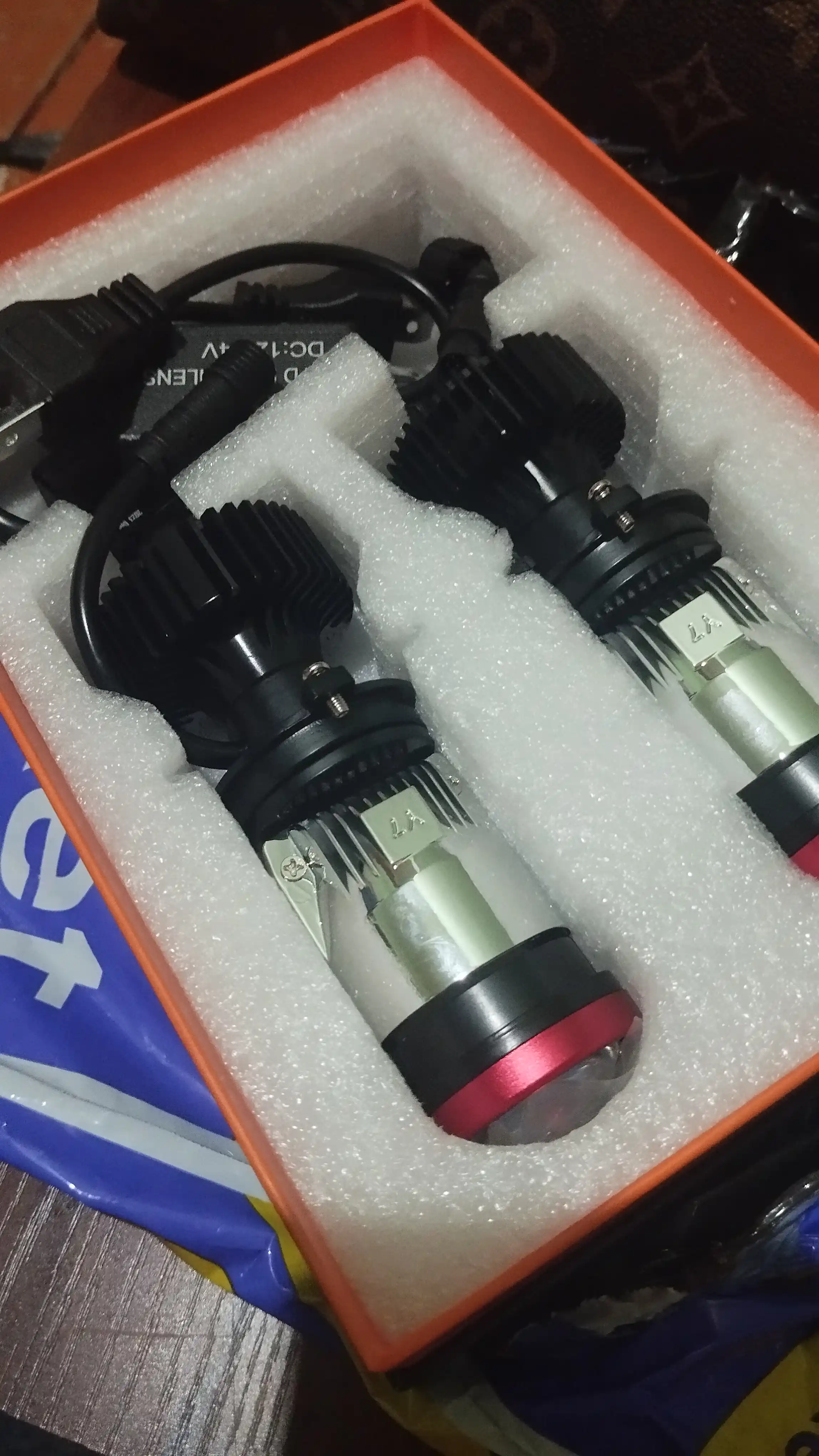 Svetodiodli lampalar H4, Y7 mini Led linzali аvtomobil uchun Cobalt, Gentra, Nexia 3 Spark
