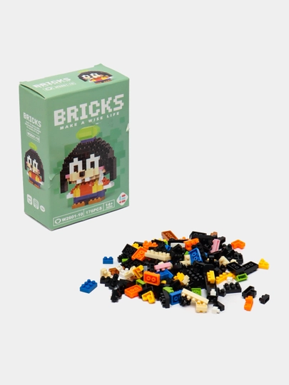 Игрушка-конструктор из мини блоков 3D, 42 вида — 4HOME-967404-ЛАЙМ
