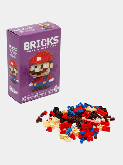 Игрушка-конструктор из мини блоков 3D, 42 вида — 4HOME-967404-ВИШН