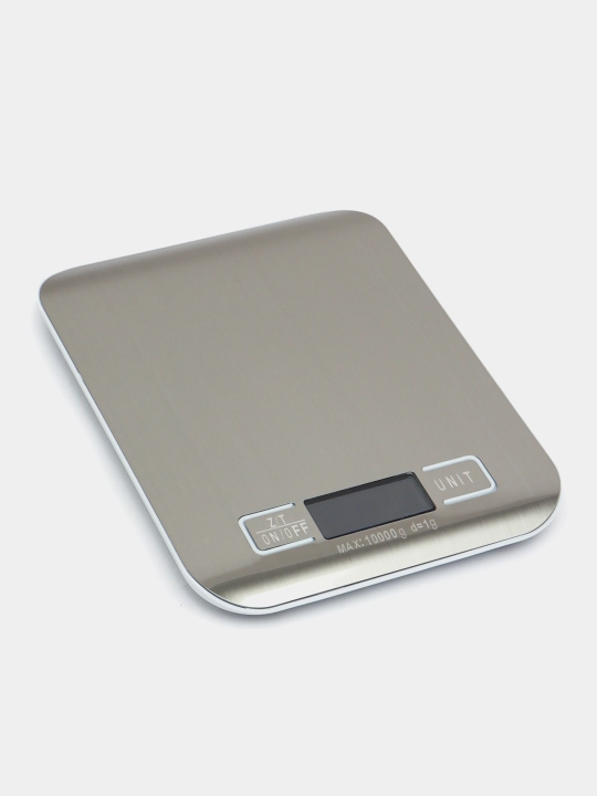 Tarozi, zanglamaydigan po‘latdan, oshxona elektron, stol tarozisi, 5/10 kg gacha