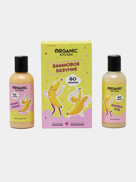 Bellstore Organic Shop, Organic Kitchen, sovg'a to'plami "Bananovoye bezumiye" 2 * 170 ml - 