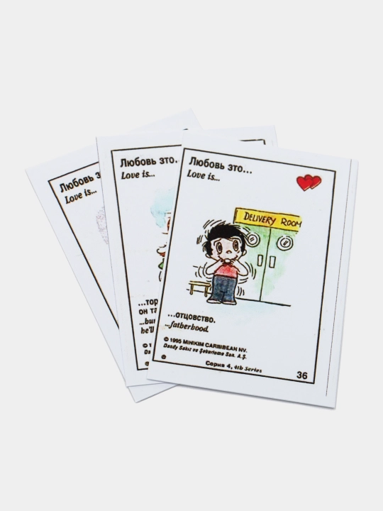 Love is mini kartalari, 10 dona - 