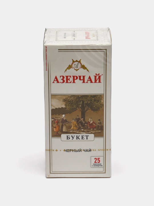 Qora choy Azerchay Buket, 25 paketchali 50 g