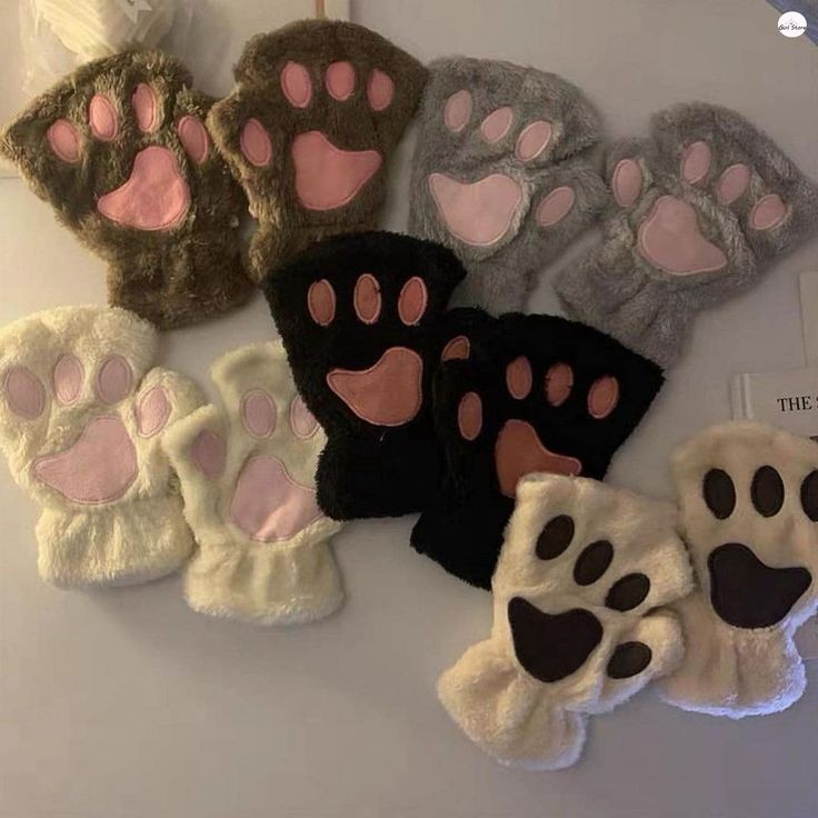Qo'lqoplar mushuk panjalari, mitenkalar, kospley anime Neko