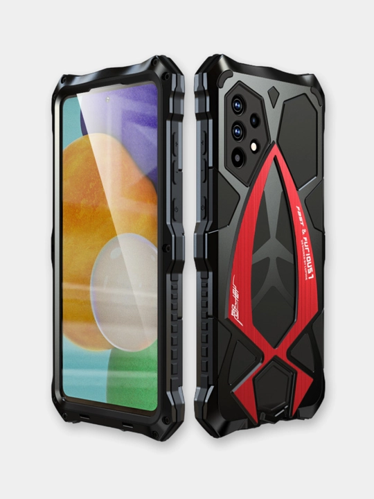 Samsung S22, 23, 24, 25 Ultra uchun Steel Guard zarbaga qarshi metall g'ilof
