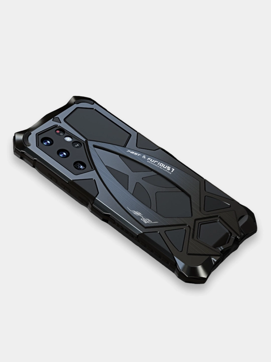 Samsung S22, 23, 24, 25 Ultra uchun Steel Guard zarbaga qarshi metall g'ilof