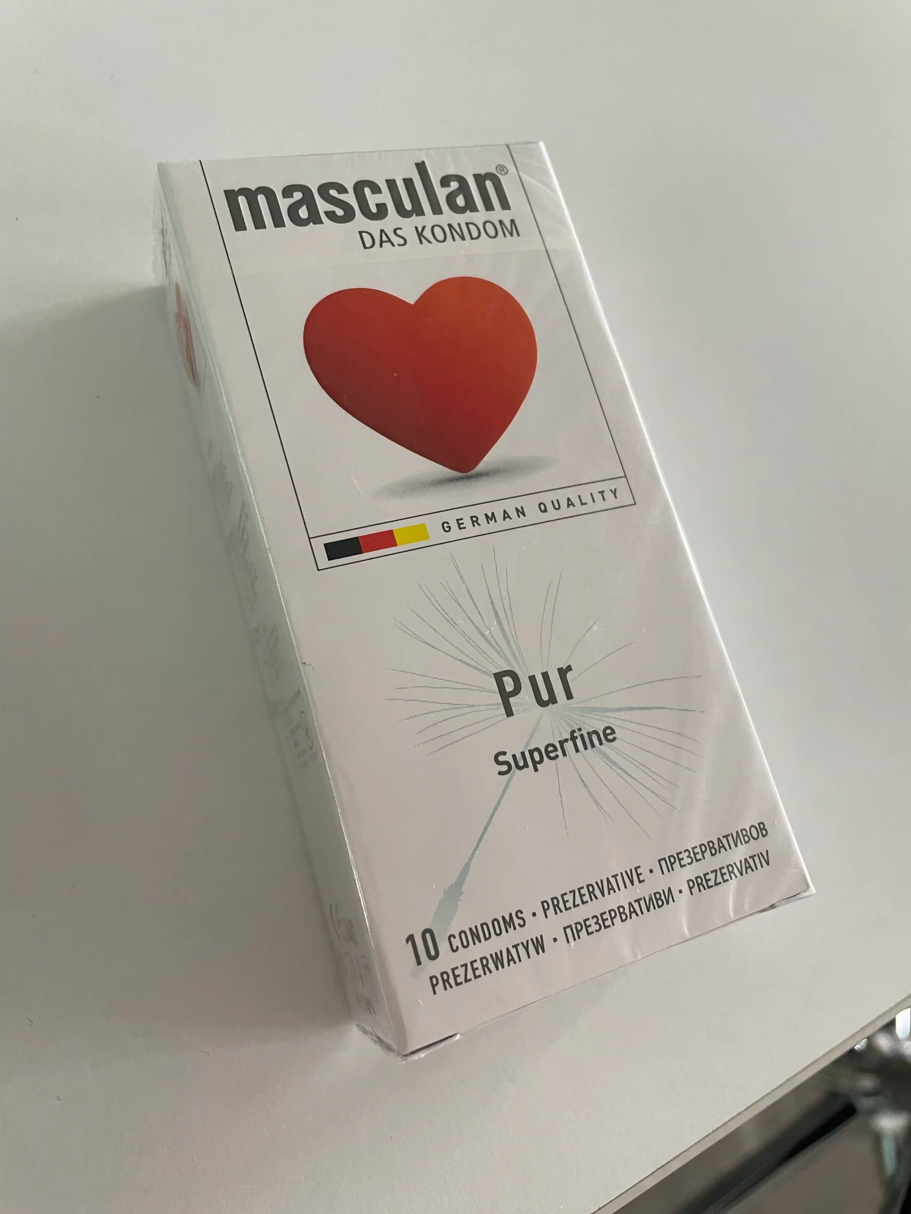 Презервативы Masculan из натурального латекса со смазкой, 10 шт