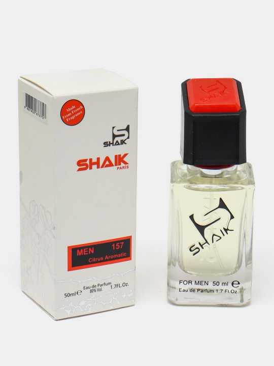 Parfyumlangan suv SHAIK 157, Homme Cologne, erkaklar uchun, 50 ml