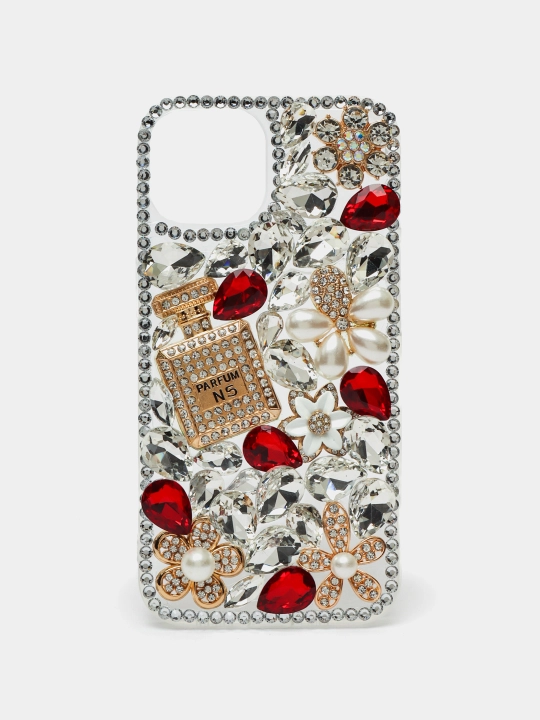 Чехол для iPhone 13, со стразами - 
