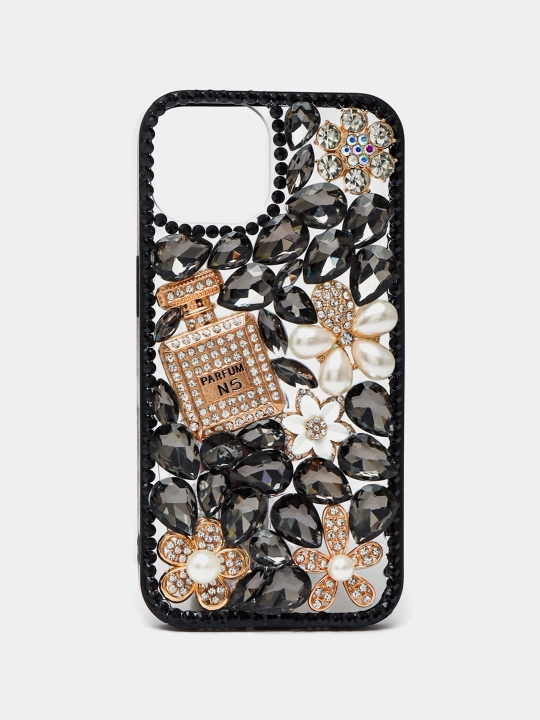 Чехол для iPhone 14, со стразами - 