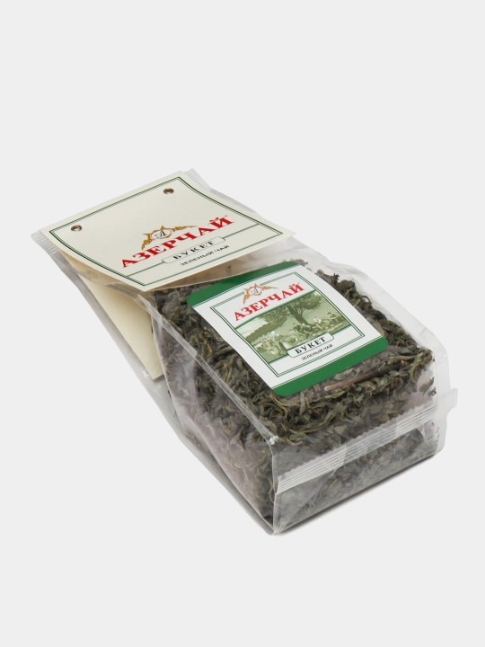 Ko'k choy, katta bargli, Azerchay Buket, 200 g