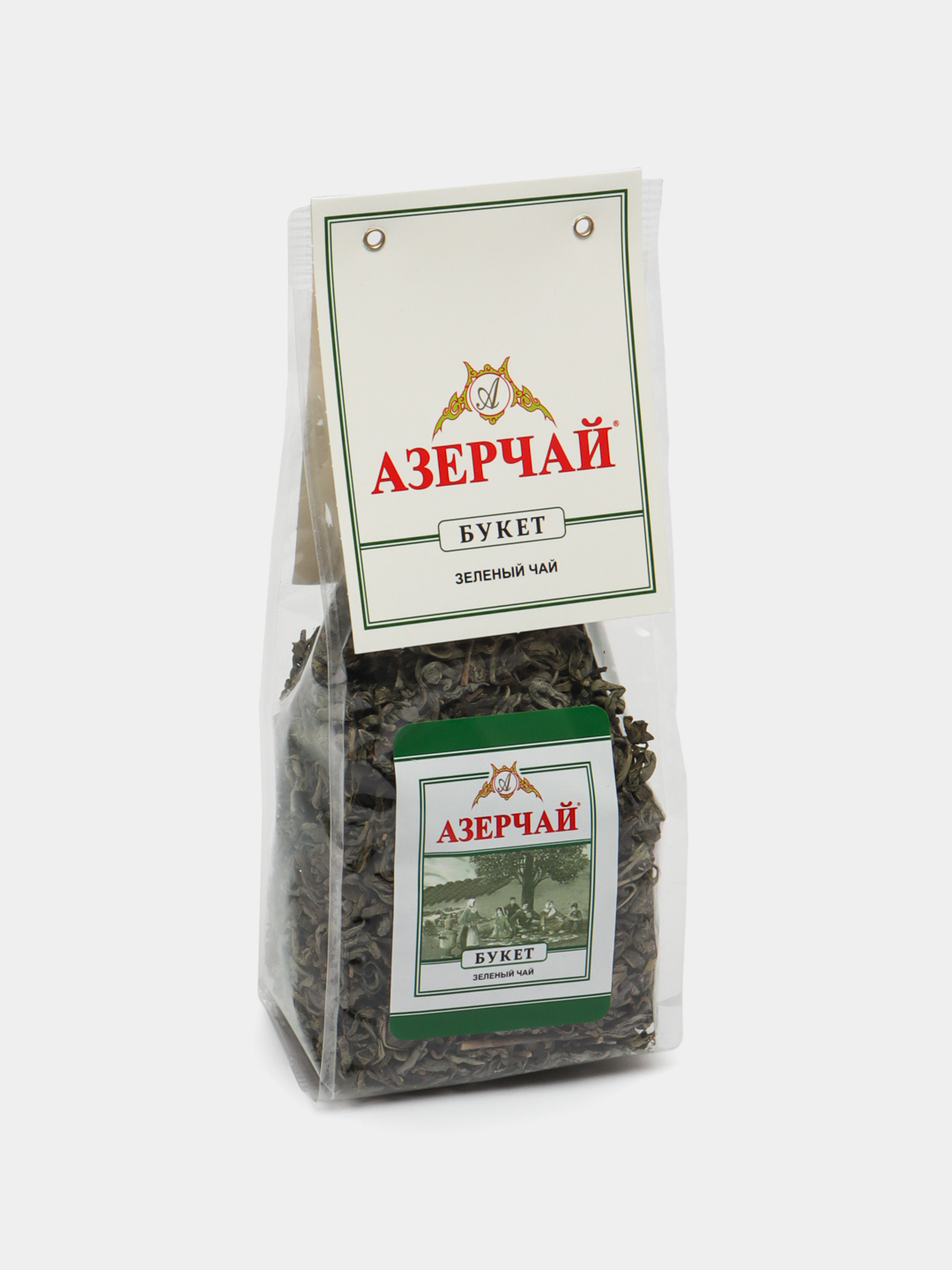 Чай зеленый крупнолистовой Азерчай Букет, 200 г купить по низким ценам ...