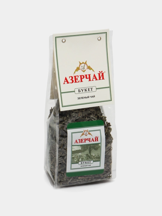 Ko'k choy, katta bargli, Azerchay Buket, 200 g - 