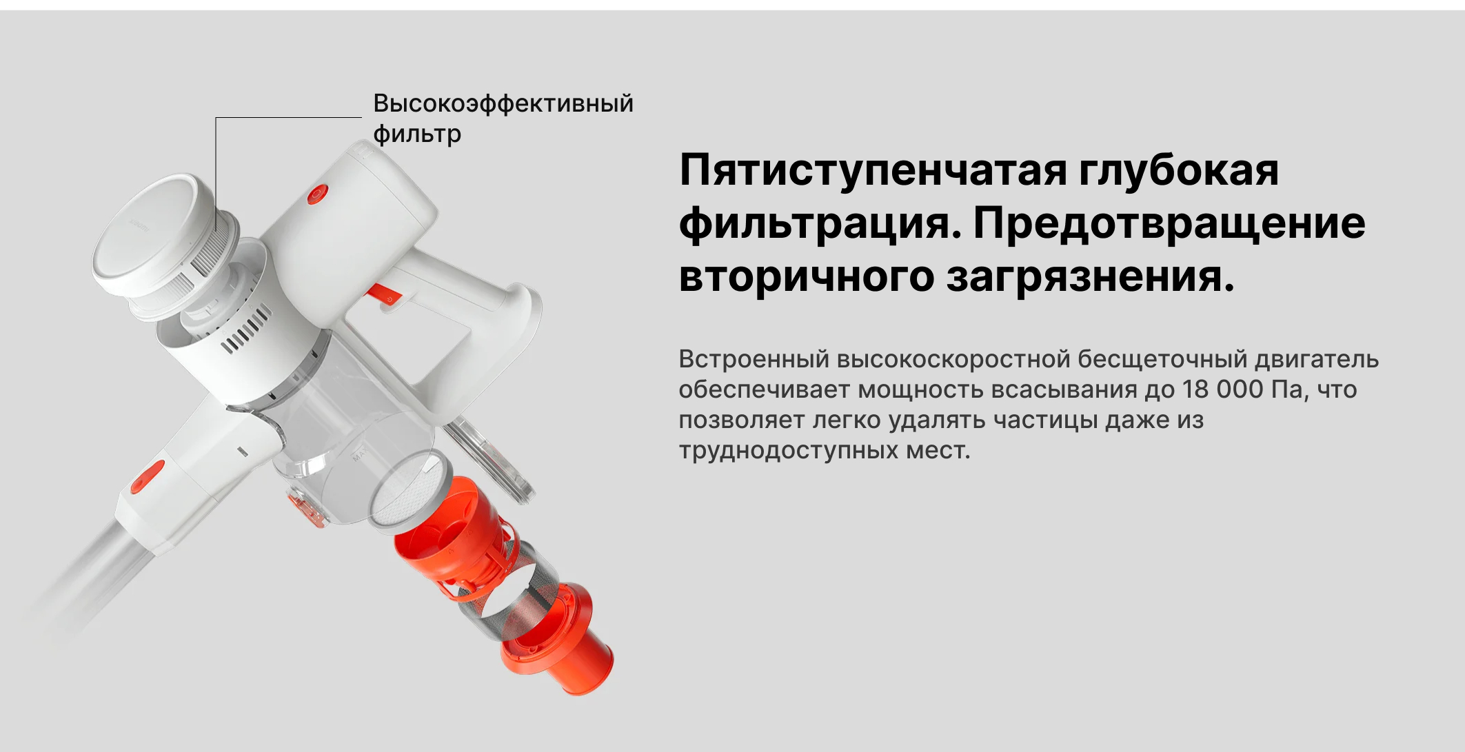 Вертикальный беспроводной пылесос Xiaomi Vacuum Cleaner G20 Lite ...