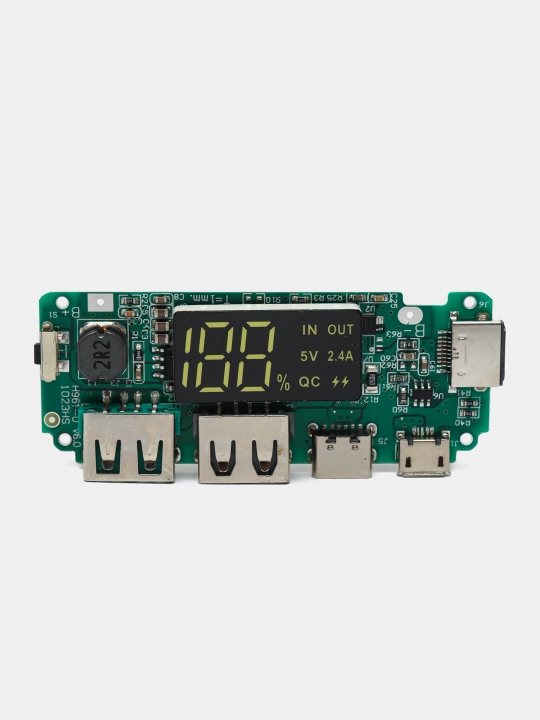 PowerBank H961-U moduli LED displeyli, 2*USB, 5V, 2.4A