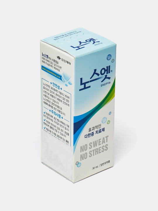 Дезодорант корейский от излишней потливости, шариковое, No Sweat No Stress, 30 мл