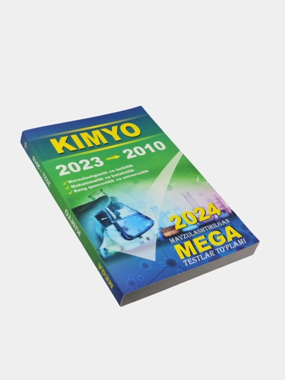 MEGA testlar — Kimyo, Biologiya, Tarix, Ona tili, 2023–2024 nashrlari