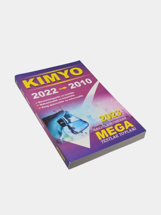 MEGA testlar — Kimyo, Biologiya, Tarix, Ona tili, 2023–2024 nashrlari